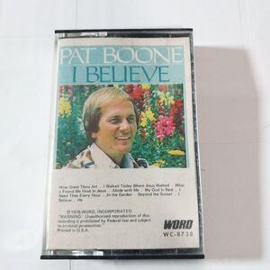 Pat Boone : I Believe (Cassette Tape 1976 Word Inc.) *Rare* *Good*           #92